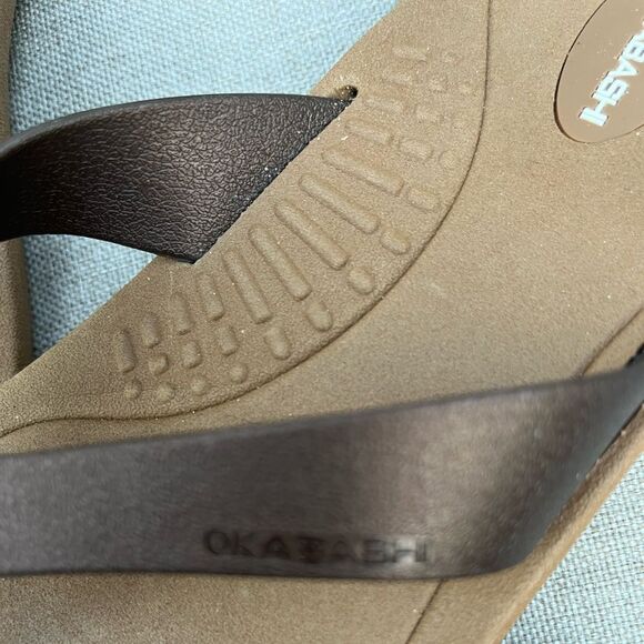 Okabashi Breeze flip flops, flexible strap, very comfortable, new, M/L, fits 8.5 - Picture 3 of 7